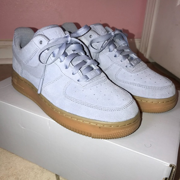 nike air force 1 glacier blue suede